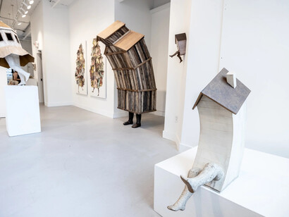 Seth Clark, Passing through, exhibition view. Courtesy of Paradigm Gallery + Studio 