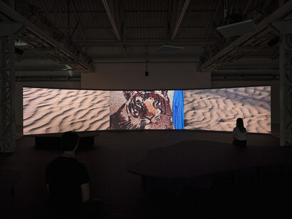 Saodat Ismailova, A seed under our tongue, exhibition view. Courtesy of Pirelli HangarBicocca