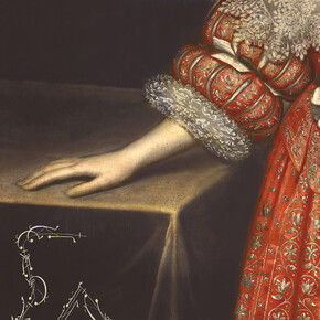 Tessa Traeger, The Calligraphy of Dance 8 (detail), Silver Thread 1630