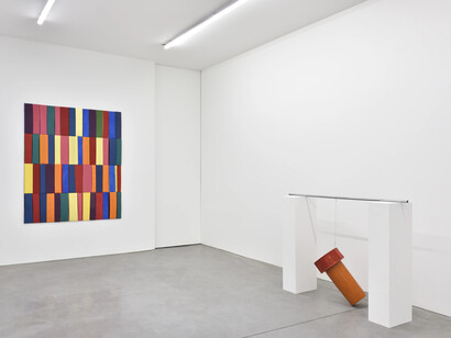 Peter Fillingham, Basil dress, exhibition view. Courtesy of Marian Goodman Gallery