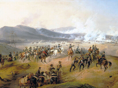 Guerra clásica: «Batalla de Castiglione»(1836), Victor Adam