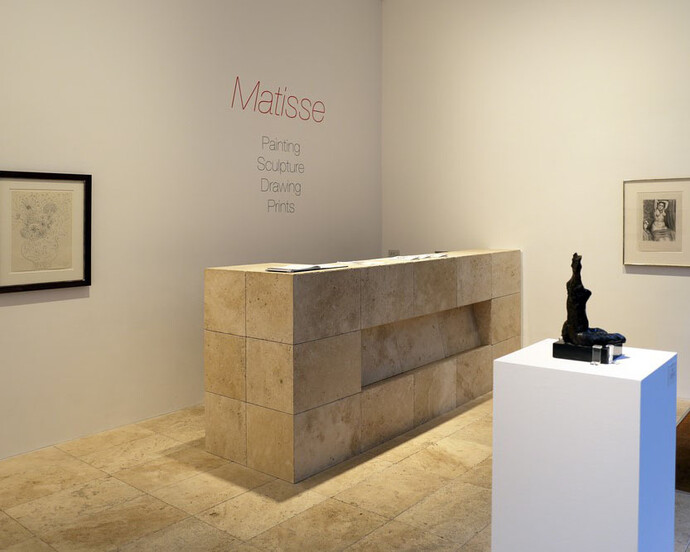 Matisse, Exhibition view. Courtesy of Bernard Jacobson Gallery