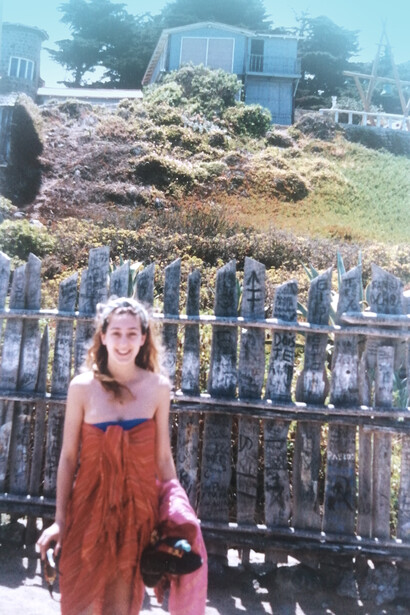 Giorgia en la Isla Negra, Casa de Pablo Neruda en Chile