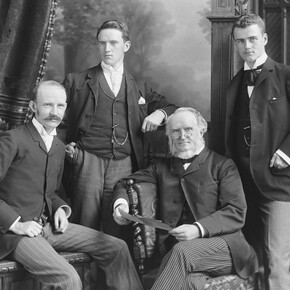 William Notman and his sons, William McF., George and Charles, Montreal 1890 ©McCord Museum