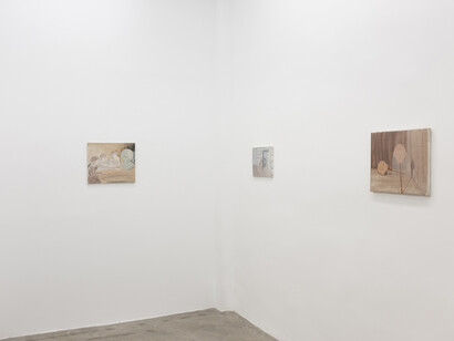 Monique Gies, Anagnórisis, vista de exhibición. Cortesía de la Galería The Goma 