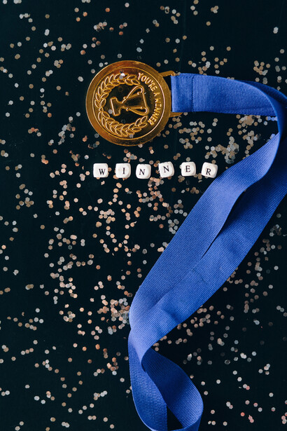 The medal depicts the appreciation of one's efforts