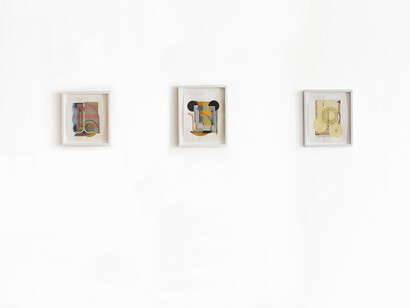 Gianna Commito, Working pattern, exhibition view. Courtesy of Pentimenti Gallery