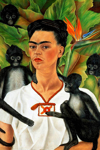 Frida Kahlo, Autorretrato con monos, 1943