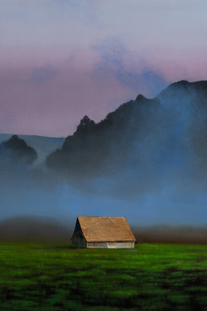 Michael Gregory, Morning dew (detail). Courtesy of Berggruen Gallery 