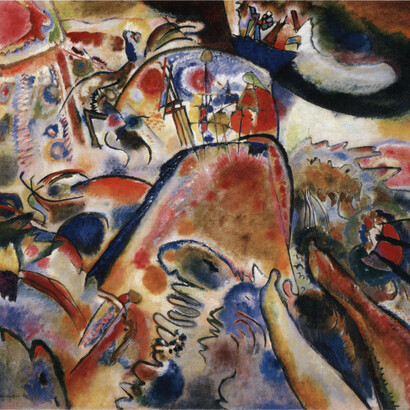 Vasilij Kandinskij, Piccole gioie, olio su tela, 1913, Solomon R. Guggenheim Museum,, New York, Stati Uniti