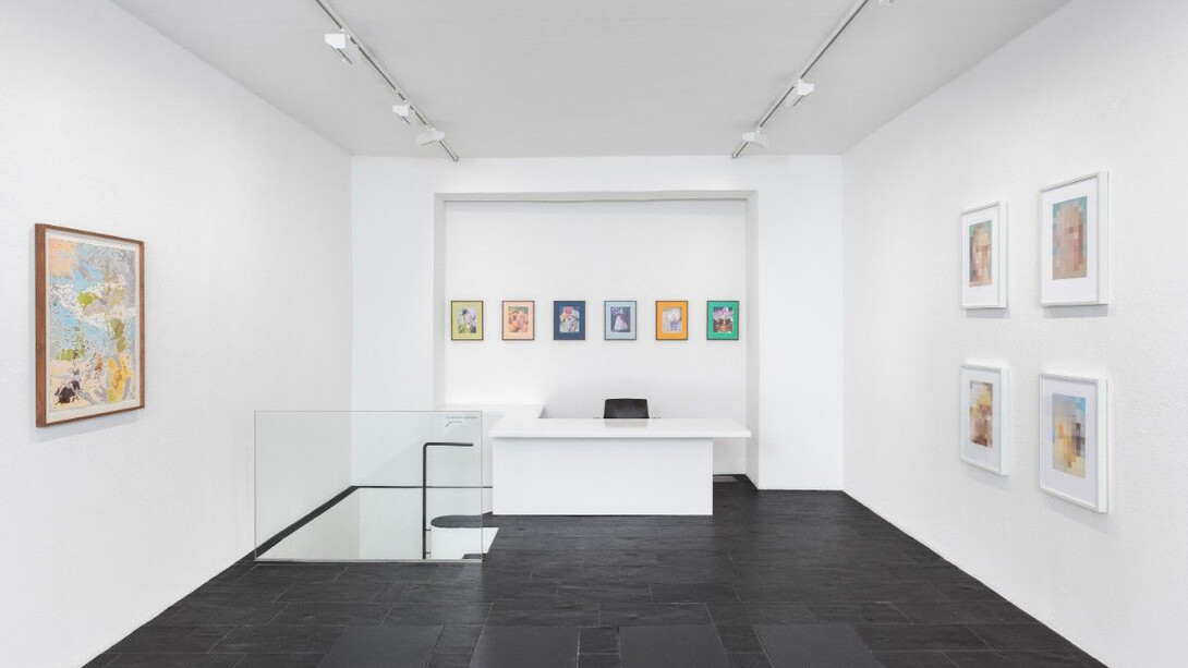 Various artists, Color to quiet, exhibition view. Courtesy of Galerie Urs Meile