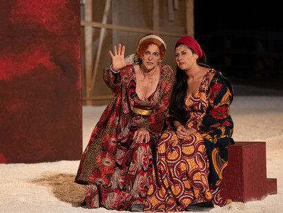 Lisistrata porta le donne di tutta la Grecia a fare uno sciopero del sesso per indurre gli uomini a mettere fine alla guerra