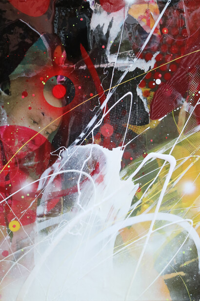 The Saint - Tecnica mista su tela, cm 60 x 50, 2018. Courtesy of Espinasse 31