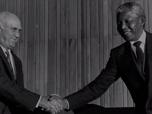 De Klerk y Mandela en los ños noventa