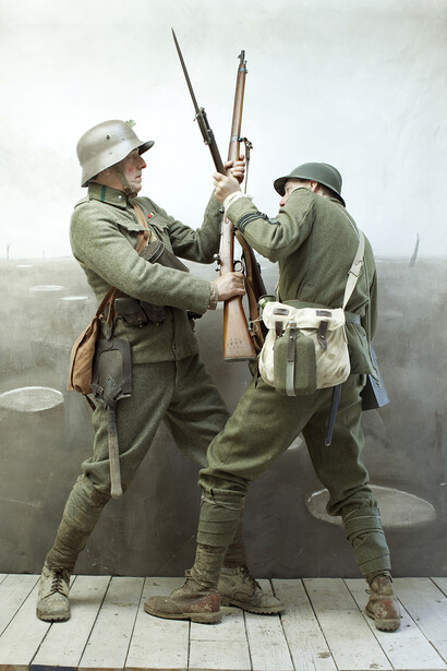 Paolo Ventura, I gemelli, particolare, 2014, stampa fotografica, 5 elementi, cad. 40 x 60 cm 