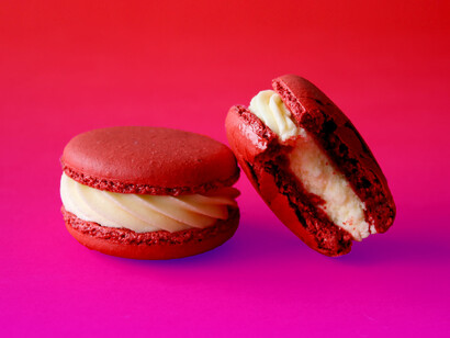 Macarrón de fresa