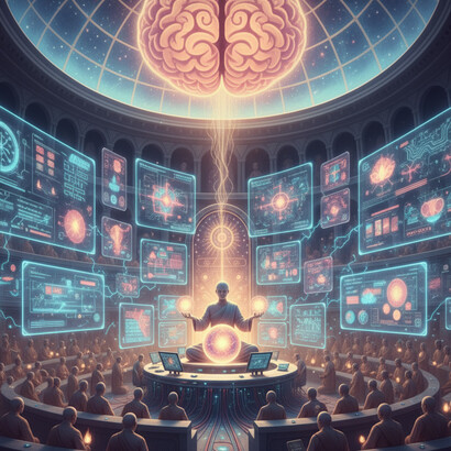 The sprawling electorate of the subconscious: every thought and emotion casting a vote in the grand design of the inner world