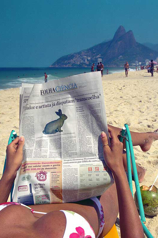 Eduardo Kac. Courtesy of Galerie Charlot