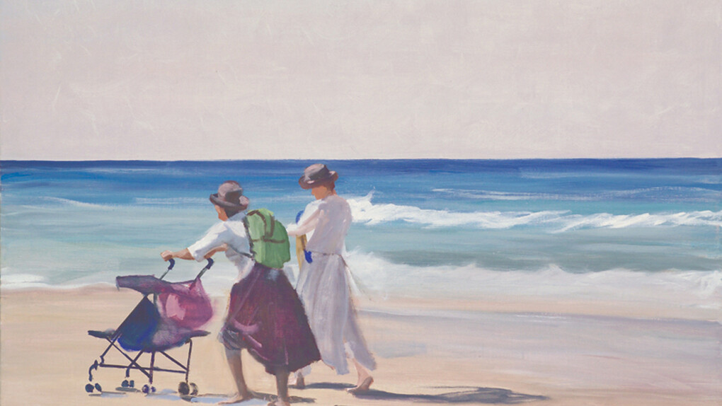 Anna Pasternak (1943) "Maternidad", 2005, óleo sobre lienzo, trabajo propio, Israel
