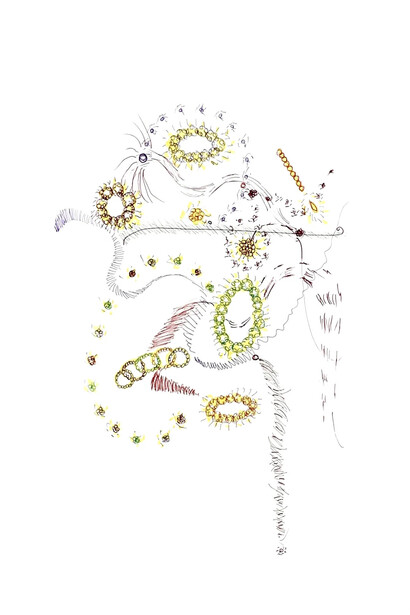 David S. Rubin, Hope (detail), 2025. Courtesy of Launch LA Gallery