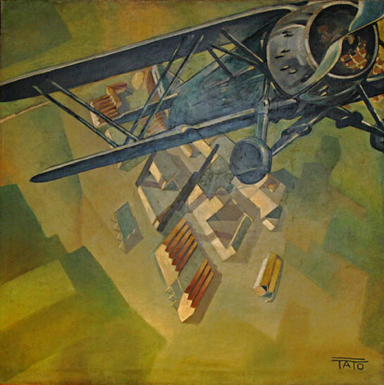Tato, Sorvolando un'officina, 1938