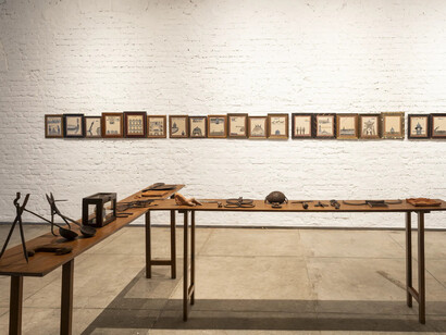 Archana Hande, The last rust, exhibition view. Courtesy of Chemould