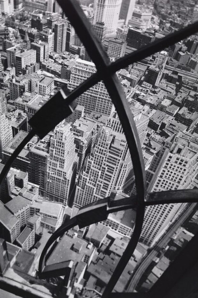 City Arabesque, 1938, Bernice Abbott (American, 1898–1991), gelatin silver print. Floyd D. and Anne C. Gottwald Fund, 2012.2 © Bernice Abbott

