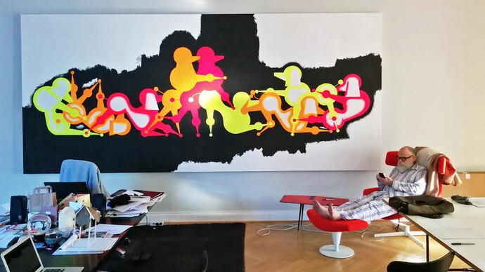 AA Bronson , Studio, 2015 © AA Bronson, Courtesy Maureen Paley, London 
