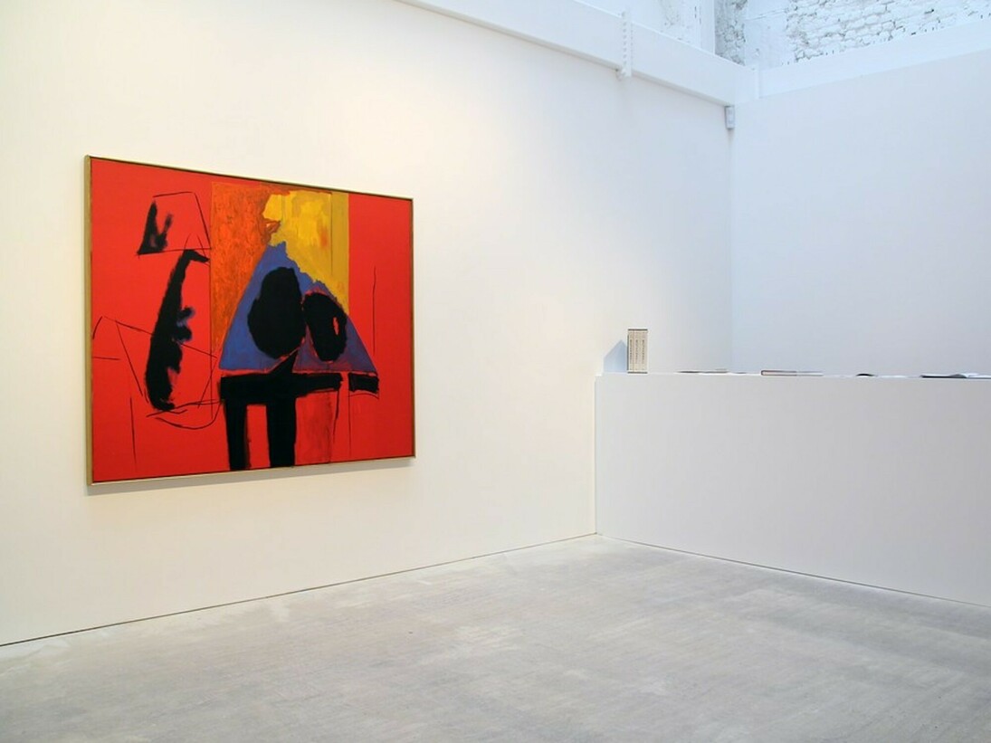 Robert Motherwell, Exhibition view. Courtesy of Bernard Jacobson Gallery