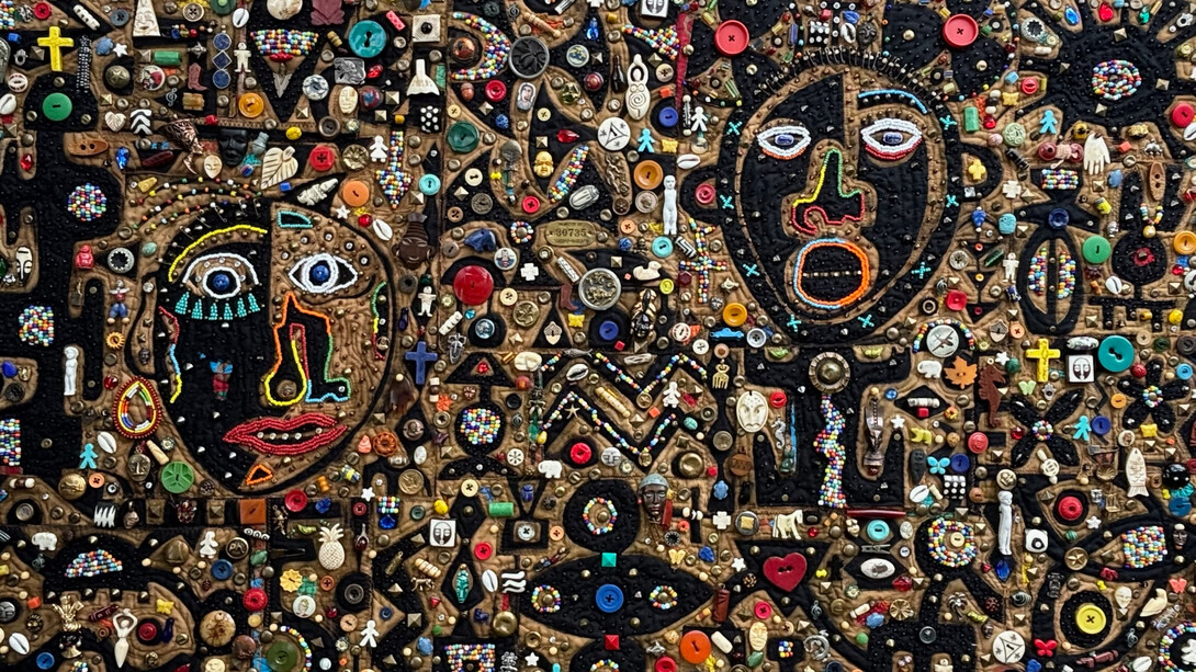 Sharon Kerry-Harlan, Fragments of the past, threads of memory, 2025. Courtesy of Claire Oliver Gallery