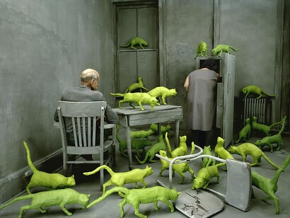 Sandy Skoglund. Courtesy of Camera – Centro Italiano per la Fotografia 