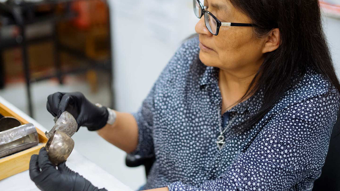 Albertine Crow Shoe. Courtesy of Glenbow
