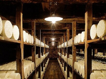 Roquefort cellar at Roquefort-sur-Soulzon