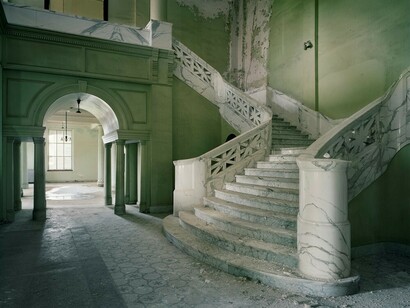 Marble Staircase, Yankton State Hospital Yankton, South Dakota, 2008