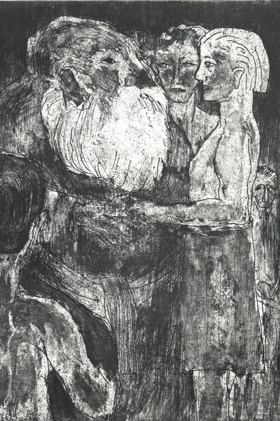 Volde Vikings Wikinger (Vikings), Emil Nolde, Etching and aquatint on wove paper, Germany, 1922 © Estate of Emil Nolde