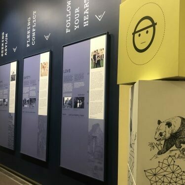 Superdiversity. Twenty-first century migration, exhibition view. Courtesy of Migration Museum