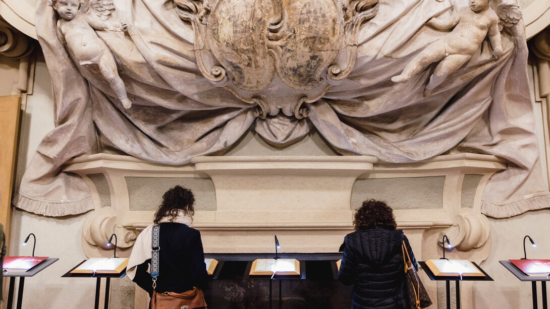 Emilio Isgrò: Mostra a Bologna  "La Cancellazione dei Codici - Civile e Penale" a Art City  (foto di Valentina Cafarotti e Federico Landi)