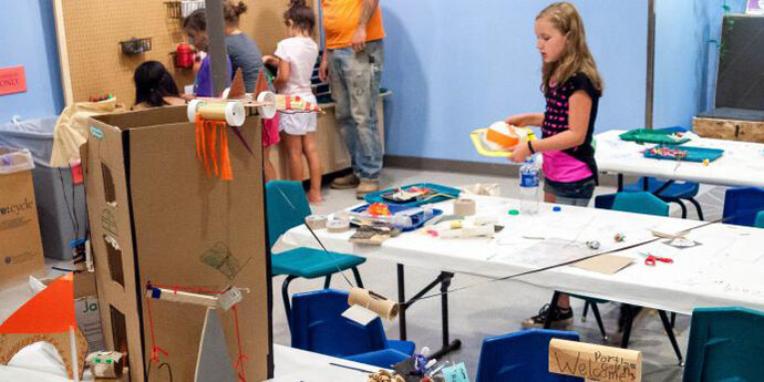 Maker Studio. Courtesy of Portland Children's Museum