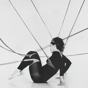 Senga Nengudi, Performance piece (detail), 1977. Courtesy of Sprüth Magers and Thomas Erben Gallery, New York. Photo by Harmon Outlaw