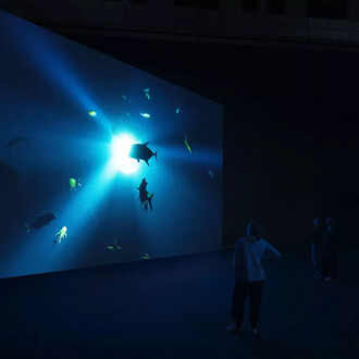 Julian Charrière, Midnight zone, ausstellungsansicht. Mit freundlicher genehmigung von Galerie Dittrich & Schlechtriem