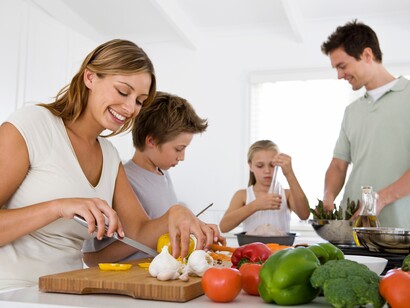 Cocina sana en familia
