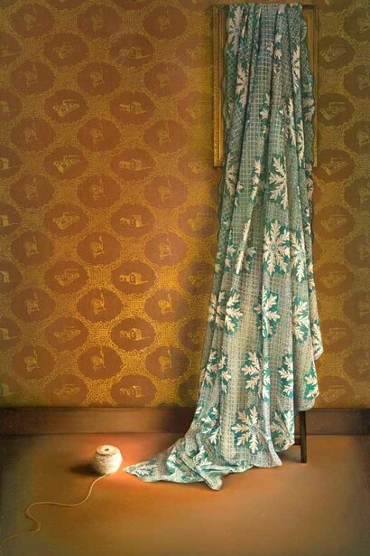 Jennifer Trouton, Ariadne's thread, Oil on canvas, 121 x 69 cm