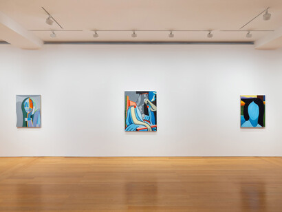 Spencer Sweeney, Paint, exhibition view. Courtesy of Gagosian