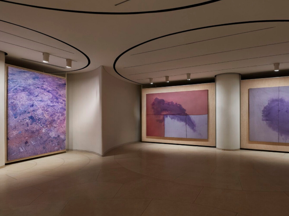 Julian Schnabel, Exhibition view. Courtesy of The Glass House