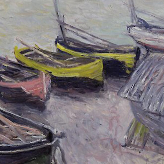 Claude Monet, Boats on the beach at Etretat, 1883, 65 × 92 cm, Bühler-Brockhaus Donation, 2004
