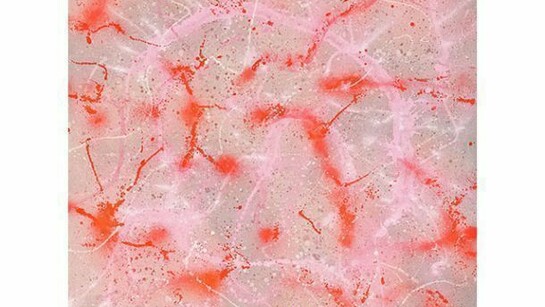 Danza Cosmica, 2012, Acrylic on canvas, 39 3/8 x 39 3/8 inches, 100 x 100 cm © 2014 Alberto Di Fabio. Courtesy Gagosian Gallery