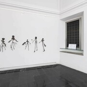 Lucia Leuci, Le 3:17 (3:17 AM), exhibition view. Courtesy of Galleria Eugenia Delfini