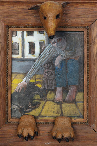 Kathy Ruttenberg, It's a dog's life, 1998. Courtesy of Lyles & King Gallery