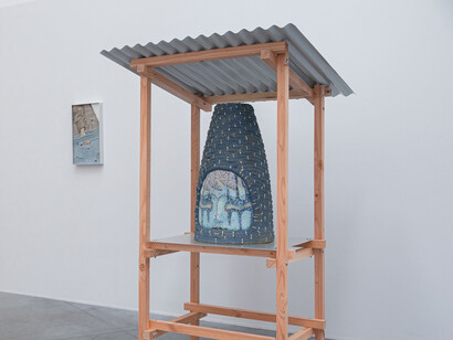 Charles Degeyter, Life in cold blood, exhibition view. Courtesy of Tatjana Pieters