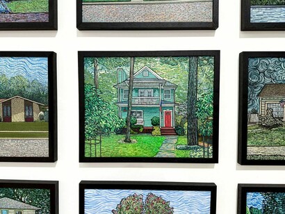 Douglas Darracott, American dream, exhibition view. Courtesy of Ro2 Art